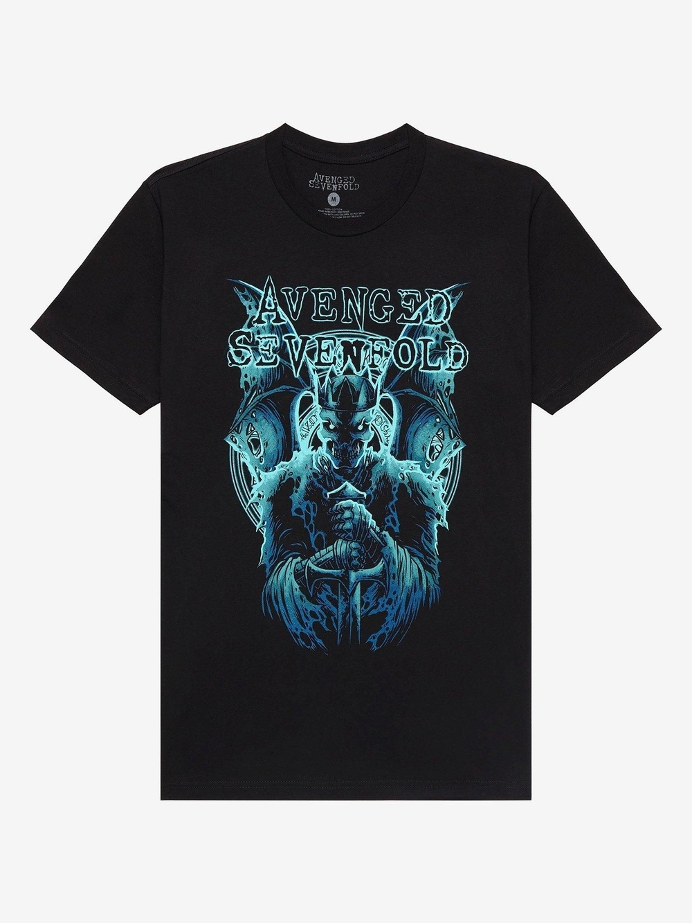 Avenged Sevenfold Black Graphic Band Tee Size XL